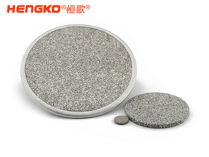气体过滤用金属粉末烧结钛滤片「耐腐蚀耐高温」